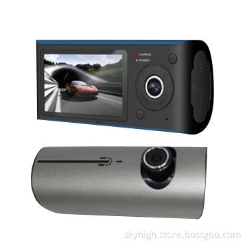 HD 720P 2.7-inch Dual Camera Vehicle Recorder with G-sensor/GPS